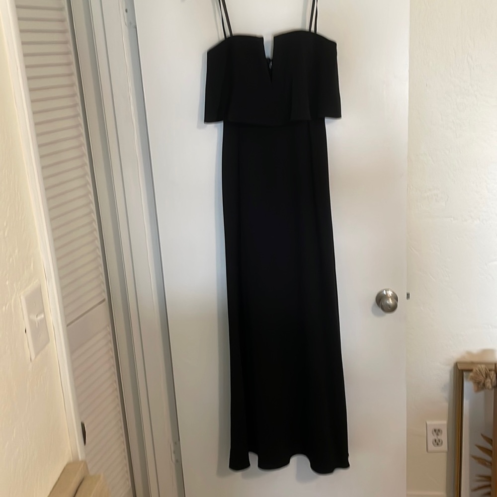 BCBG black long gown